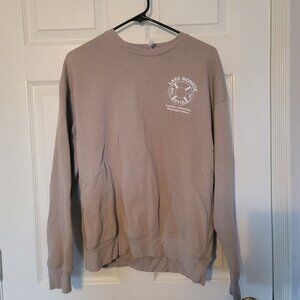 Mens beige Lake Monroe Paynetown General Store pullover sweatshirt - size M